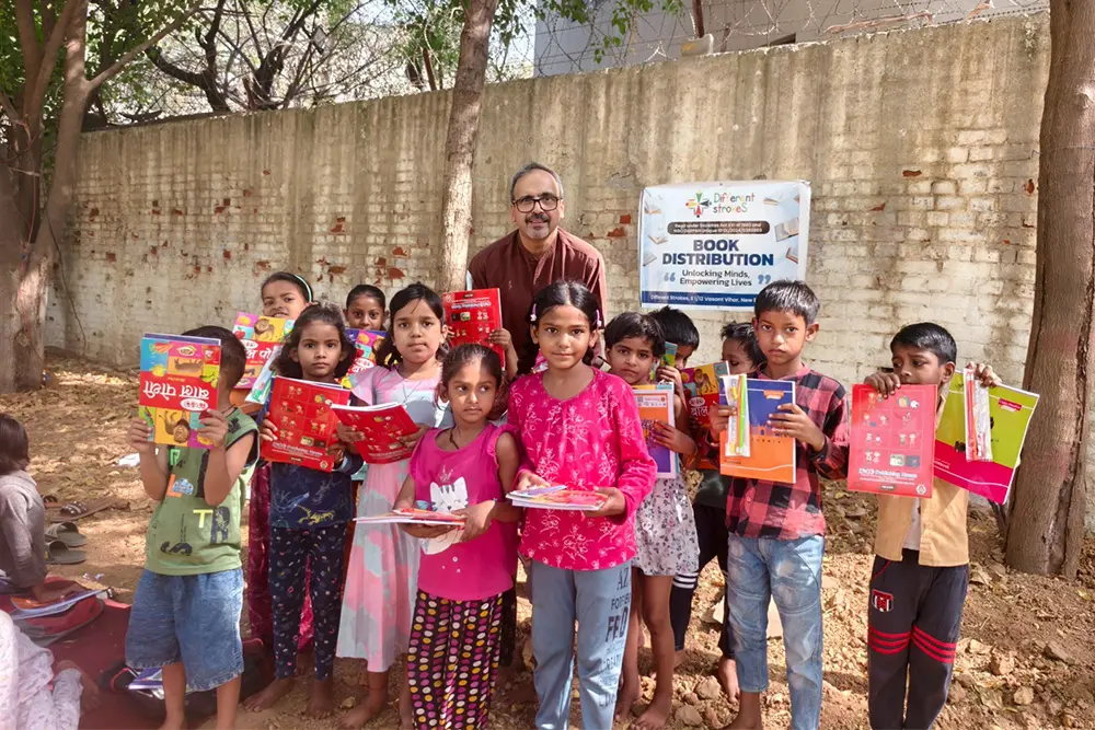 Ravi somani and Different Strokes — Social Initiative